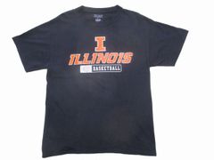 Champion イリノイ大学 バスケ カレッジプリントTシャツ M アメリカ古着 チャンピオン