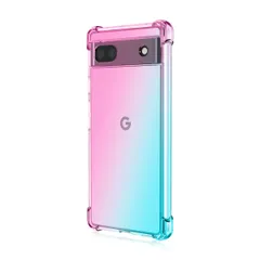 Google Pixel 6a ケース ピクセル6a  グラデーション耐衝撃 ソフト ケース 【Color】 ピンク・グリーンのサムネイル