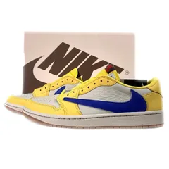 NIKE ナイキ WMNS AIR JORDAN 1 LOW OG SP ウィメンズ エアジョーダン1ロー Travis Scott トラヴィススコット Canary カナリー DZ4137-700 Size 28cm