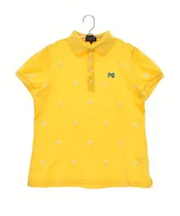 【ランクA美品！】パーリーゲイツ｜レディース｜2 (L相当)｜半袖ポロシャツ｜中古ゴルフ用品
