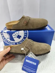 2024年最新】ビルケンシュトック BIRKENSTOCK ボストン ソフトフットベッド BOSTON SFB スエードクロッグサンダル  GC560771 足幅 レギュラー 国内正規品 保証書付きの人気アイテム - メルカリ