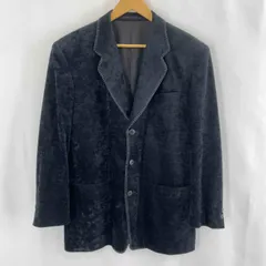 LANVIN ランバン メンズ テーラードジャケット ブラック 襟・前ステッチのサムネイル