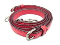 ■極美品■ COACH コーチ レザー バッグ用 ショルダーストラップ 肩掛け用 斜め掛け用 レディース レッド系 BB4677