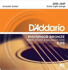 ダダリオ アコースティックギター弦.010-.047 EJ15
