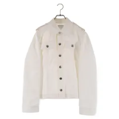 BOTTEGA VENETA (ボッテガヴェネタ) エポーレット付 デニムジャケット ボタンフライ 68108 V0BT0 ホワイトのサムネイル