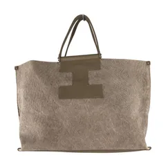 IACUCCI イアクッチ ポーチ付きハンドバッグ/グレージュ系