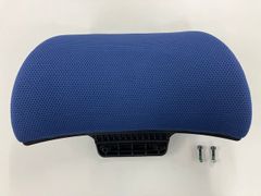 C　オカムラ　シルフィー　ヘッドレスト　ミディアムブルー　青　部品　パーツ　在宅　テレワーク　オフィスチェア　デスクチェア