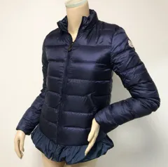 美品❤️MONCLER ネイビー フリル付きジャケット 2025年最新】MONCLER モンクレール フリル付きジャケットの人気