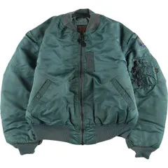 古着 民間品 アルファ ALPHA MA-1タイプ ミリタリー フライトジャケット USA製 メンズXL相当/eaa523686