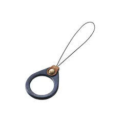 【 新品 未開封 】 エレコム 〔フィンガーストラップ〕 スマートフォン用 ソフトレザー ネイビー P-STF03BU 未使用 送料無料のサムネイル