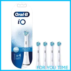 【人気商品】ブラウン(Braun) 【正規品】ブラウン オーラルB iO 替えブラシ アルティメイトクリーン ホワイト 4本 iORBCW-4EL iOシリーズ専用