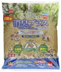 【迅速発送】ミニマルランド やさしいペーパーマット消臭プラス 小動物用 750g