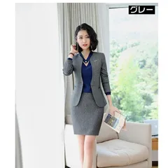 セットアップ スカートスーツ 上下セット レディース スーツ セット ビジネススーツ リクルートスーツ フォーマル オールシーズンbusha06