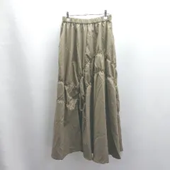 ◇ ⊂ wee9s ウエストゴム マキシ フレア スカート サイズF ブラウン レディース E  【1503050006705】