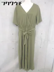 ◇ ◎ Sonny Label サニーレーベル URBAN RESEARCH カシュクール 半袖 オールインワン サイズFREE カーキ レディース 【中古】 【1103180003997】