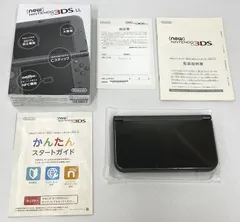 New ニンテンドー 3DS ハード / New ニンテンドー 3DS LL 本体 メタリックブラック / 中古 動作確認済み イタミ（多） / 任天堂 NINTENDO / 【併売商品】 【25-20250630-B-312】