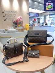 [本日WTO] TOP New 2025 高品質3点セット - Lv ブラックボックスバッグ + ウエストバッグ + 財布 本日限定特別割引！[本日WTO|新品未使用品]-WT0輸入-LKP18
