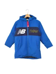 ニューバランス◆キッズ ジュニア 中綿ジャケット ベンチコート アウター ブルー