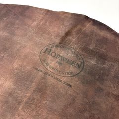 【１点もの】HORWEEN（ホーウィン社） ホースバットストラップ（HORSEBUTT STRIP）床革　ホ―ウィンスタンプあり　※床革です※　250714-M（チョコ）