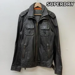 SUPER DRY 極度乾燥　革ジャケット　L Superdry 極度乾燥(しなさい)レザージャケット ジャケット・アウター