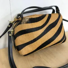 GIANNI CHIARINI 2WAY ゼブラ柄 ショルダー バッグ アニマル ★ ■■