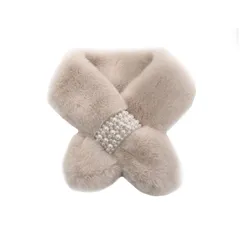 【数量限定】ストール ふわふわ レディース 暖かい 秋冬 柔らかい スヌード 厚手 肩掛け 防寒 マフラー 防風 人気 ファー光沢感 柔らかなエコ毛皮 ティペット 防寒対策 あったか起毛 かわいい フェイクファー 羽織り秋冬定番 おしゃれ プレゼント [Doy