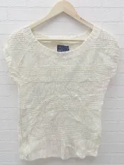 ◇ AMERICAN EAGLE OUTFITTERS アメリカンイーグル アウトフィッターズ  ノースリーブ ニットベスト M/M ホワイト レディース  【1002800101344】のサムネイル