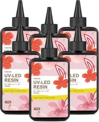 YOBTOP レジン液 UVレジン液 大容量 高い透明 急速に硬化 非毒性 VOCなし 85D ハード 低粘度 詰替用 初心者 UV-LED対応 DIY 手作りクラフト ジュエリー デザイン 用途広い(高い透明,  600g)