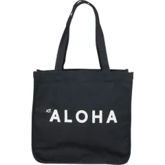 ☆ ブラック ☆ HALEIWA アロハプリントトート Lサイズ ハレイワ トートバッグ HALEIWA HLBG-2010 トートバック アロハプリント ハレイワハッピーマーケット キャンバスバッグ 布バッグ 肩掛け 通勤 通学 レディース メンズ