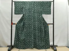 平和屋着物＃道中着 吉祥文 ろうけつ染め 高島屋扱い ロング丈 正絹