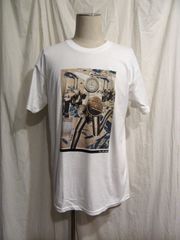 #05W 新品未使用インポートJohn HeartfieldオフィシャルTシャツ ジョン・ハートフィールド アートTシャツ 白 ホワイト ダダイズム フォトコラージュ