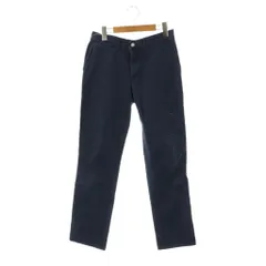 【新品】マーガレットハウエル スラックス パンツ コットン シルク 紺色 マーガレットハウエル スラックス パンツ コットン シルク 紺色