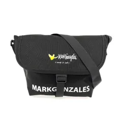 美品 MARK GONZALES マークゴンザレス  ショルダーバッグ ブラック ナイロン ユニセックス　240001128765