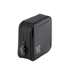 【特価セール】ファスナー付 セミハード 52枚収納 CDケース ブラック DVD CCD-H52BK エレコム