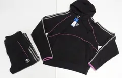 70.adidas フリース ロゴ フーディー×パンツ セットアップ【併売品】
