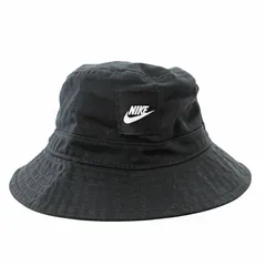 ナイキ NIKE 美品 キャンバス バケットハット 帽子 M/L 黒 ブラック 0620のサムネイル