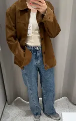 ZARA(ザラ) スエード ジャケット (男性 (スモールサイズ)