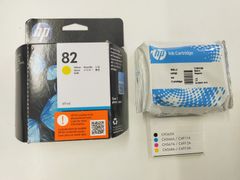 HP 82 インクカートリッジ 3色セット ブラック シアン イエロー - メルカリ