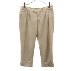 INDIVI インディヴィ クロップドパンツ 38 ブラウン レディース 古着