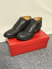 REGAL リーガル ブーティ ショートブーツ レザー ブラック 本革 23.5cm