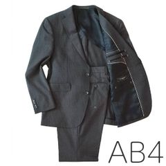 【激レア　未使用タグ付】ラルディーニ×ゼニア　ブラック　コットンシルクスーツ50 ショールカラータキシード (240150A-YA) | HILTON | 紳士服