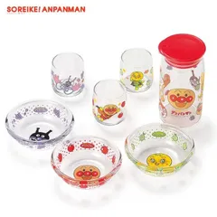 アンパンマン・パーティーセット 【コップ３個・デザートボウル３個・ピッチャー１個】