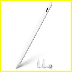 タッチペン iPad用ペン JAMJAKE 急速充電 スタイラスペン 極細 高感度 iPad用pencil 傾き感知/磁気吸着/誤作動防止機能対応 軽量 耐摩 2018年以降iPad/iPad Pro/iPad air/iPad mini対応