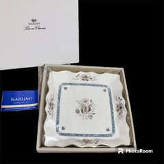 廃盤】ナルミ NARUMI シャリラムーン フレアプレート スクエア 大皿 角