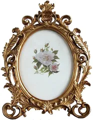 elrin フォトフレーム 写真立て アンティーク風 飾り ポストカード フォトスタンド プレゼント ギフト( A)