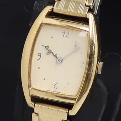 【稼働】アニエス・ベー クォーツ V700-5100 アイボリー メンズ agnes b.(アニエスベー) / クォーツ腕時計/ウォッチ/アナログ