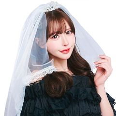 ハピバ ベール付きティアラ シルバー　　[誕生日 コスプレ プリンセス お姫様 女王様 アクセサリー 仮装 バースデー 誕生日パーティー お祝い 誕生日会 撮影会 自撮り 主役 ヒロイン 卒業式 イベント]【B-3577_913986】