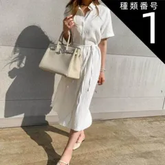 種類1：ホワイト/S ワンピース ミモレ ミモレ丈 ロング ロング丈 マキシ マキシ丈 9分丈 アンクル丈 袖あり 半袖 Aライン かわいい 大人可愛い きれいめ シンプル カジュアル 大人 上品 おしゃれ お洒落 かっこいい レトロ 大人可愛い 大人女子 こ