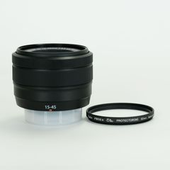 [美品｜高級フィルター付] FUJIFILM XC15-45mmF3.5-5.6 OIS PZ[ブラック] / 富士フイルムXマウント