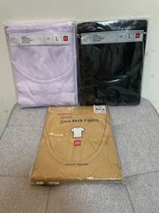 ユニクロ　未開封　クルーネックTシャツ3点　レディース　Lサイズ